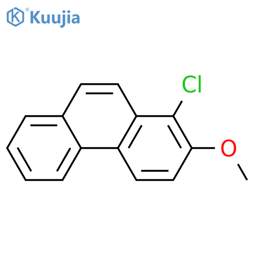 Phenanthrene, 1-chloro-2-methoxy- structure