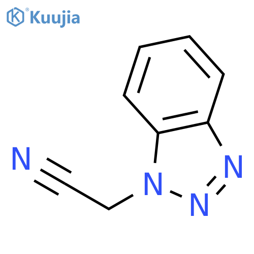 1H-Benzotriazole-1-acetonitrile structure