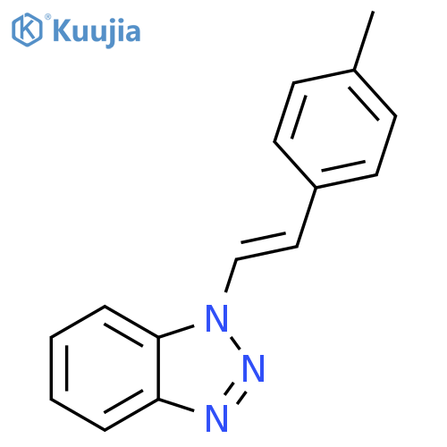 1-[(E)-2-(4-Methylphenyl)ethenyl]-1H-1,2,3-benzotriazole structure
