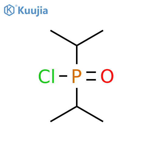Phosphinic chloride, bis(1-methylethyl)- structure