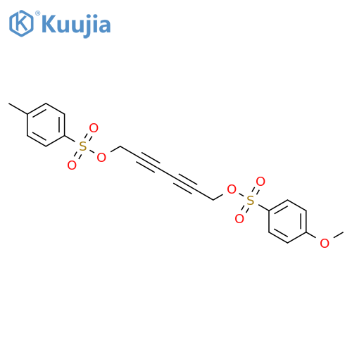 Benzenesulfonic acid, 4-methoxy-, 6-[[(4-methylphenyl)sulfonyl]oxy]-2,4-hexadiynyl ester structure