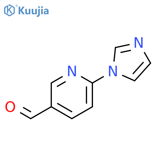 6-(1H-Imidazol-1-yl)pyridine-3-carbaldehyde structure