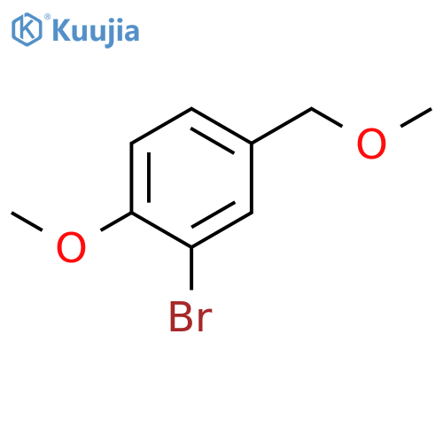 2-bromo-1-methoxy-4-(methoxymethyl)benzene structure