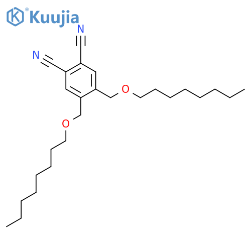 4,5-bis(octoxymethyl)benzene-1,2-dicarbonitrile structure