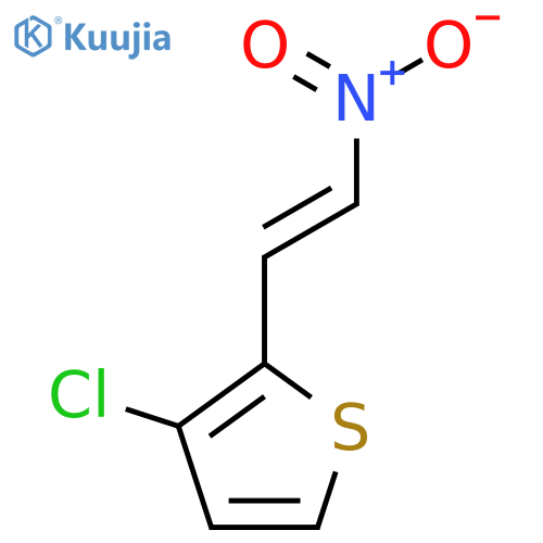 3-chloro-2-(2-nitroethenyl)thiophene structure