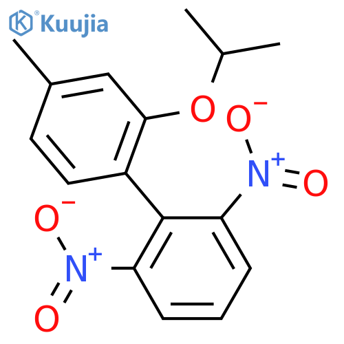 1,1'-Biphenyl, 4-methyl-2-(1-methylethoxy)-2',6'-dinitro- structure