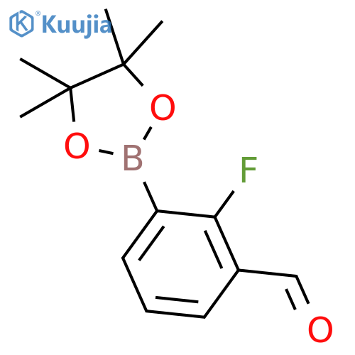 2-Fluoro-3-formylphenylboronic Acid Pinacol Ester structure
