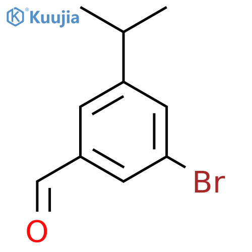 3-Bromo-5-propan-2-ylbenzaldehyde structure