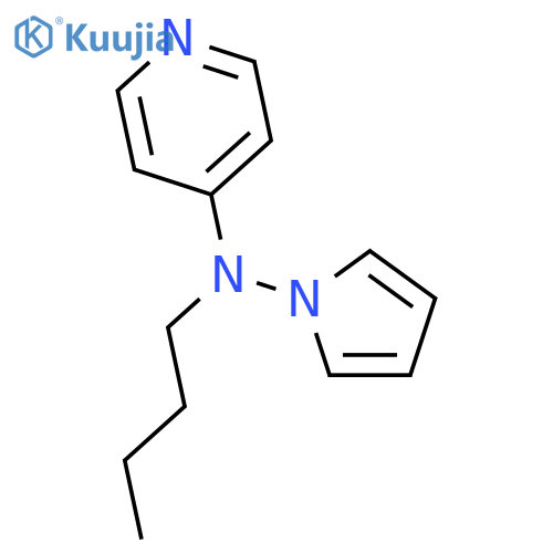 4-Pyridinamine, N-butyl-N-1H-pyrrol-1-yl- structure