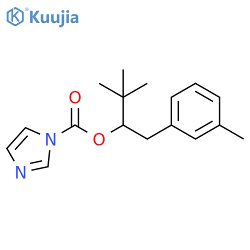 1H-Imidazole-1-carboxylic acid,2,2-dimethyl-1-[(3-methylphenyl)methyl]propyl ester structure