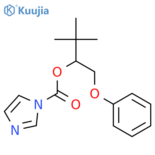 1H-Imidazole-1-carboxylic acid, 2,2-dimethyl-1-(phenoxymethyl)propylester structure