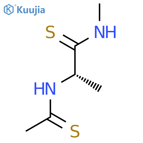 PROPANETHIOAMIDE, N-METHYL-2-[(1-THIOXOETHYL)AMINO]-, (2S)- structure