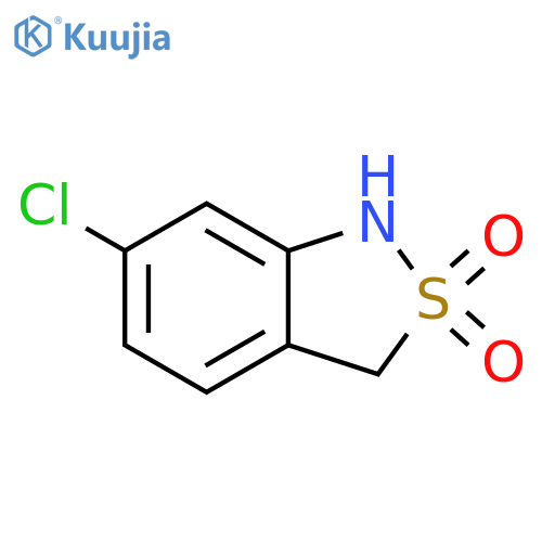 6-Chloro-1,3-dihydro-2,1-benzothiazole-2,2-dione structure