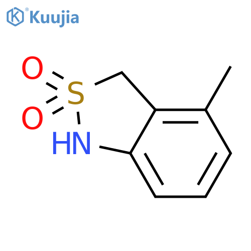 4-methyl-1,3-dihydro-2lambda6,1-benzothiazole-2,2-dione structure