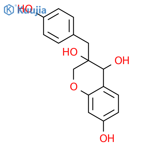 (3R,4S)-3-(4-Hydroxybenzyl)-3,4,7-chromantriol structure