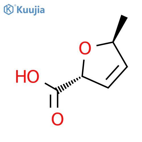 2-Furancarboxylic acid, 2,5-dihydro-5-methyl-, trans- structure