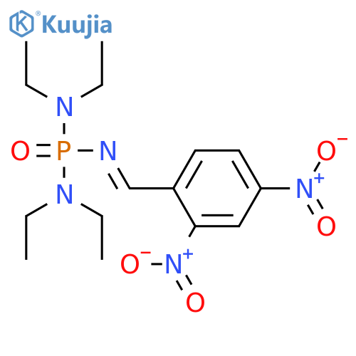 Phosphoric triamide, [(2,4-dinitrophenyl)methylene]tetraethyl- structure