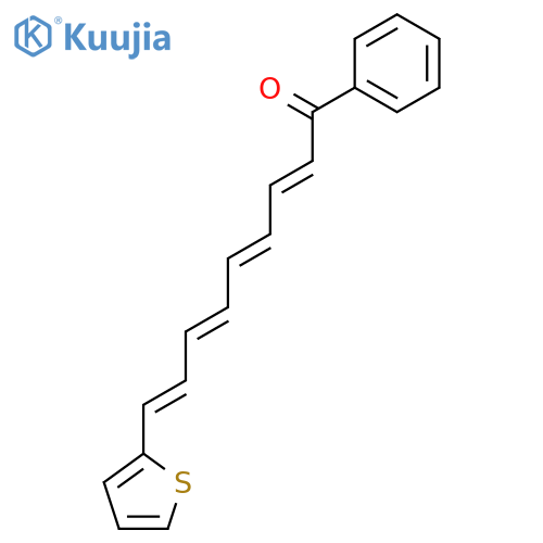2,4,6,8-Nonatetraen-1-one, 1-phenyl-9-(2-thienyl)- structure