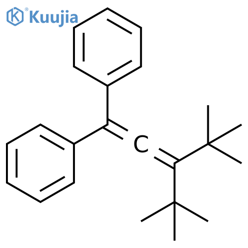 Benzene,1,1'-[3-(1,1-dimethylethyl)-4,4-dimethyl-1,2-pentadienylidene]bis- structure