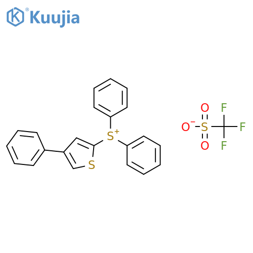 Diphenyl4-phenylthio)phenylsulphonium Triflate structure