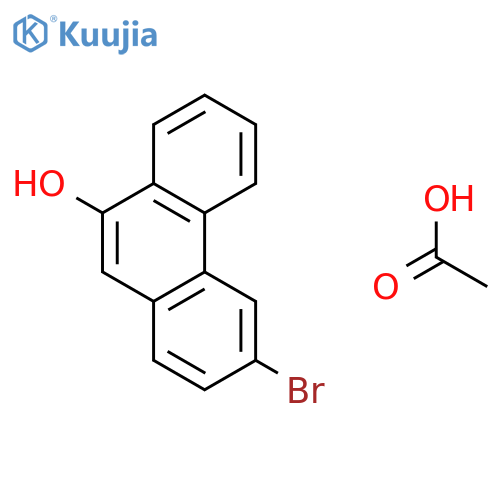 9-Phenanthrenol, 3-bromo-, acetate structure