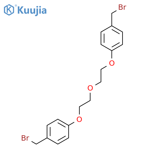 Benzene, 1,1'-[oxybis(2,1-ethanediyloxy)]bis[4-(bromomethyl)- structure