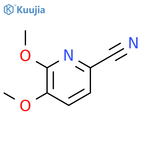5,6-dimethoxypicolinonitrile structure