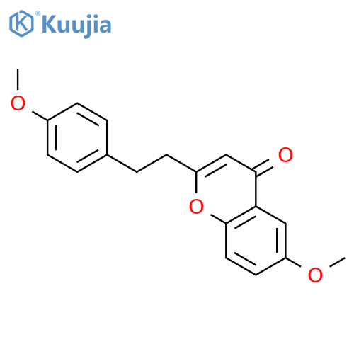 4H-1-Benzopyran-4-one,6-methoxy-2-[2-(4-methoxyphenyl)ethyl]- structure