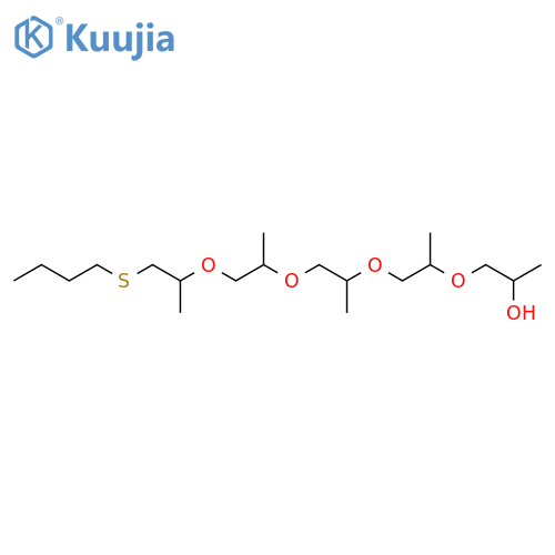 4,7,10,13-Tetraoxa-16-thiaeicosan-2-ol, 5,8,11,14-tetramethyl- structure