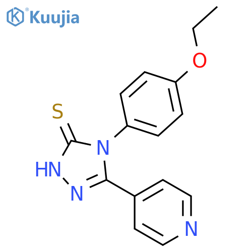 4-(4-Ethoxyphenyl)-5-(pyridin-4-yl)-4H-1,2,4-triazole-3-thiol structure