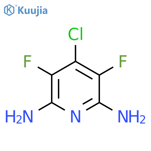 4-Chloro-3,5-difluoro-pyridine-2,6-diamine structure