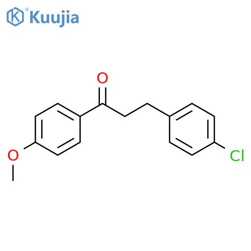 3-(4-Chlorophenyl)-4'-methoxypropiophenone structure