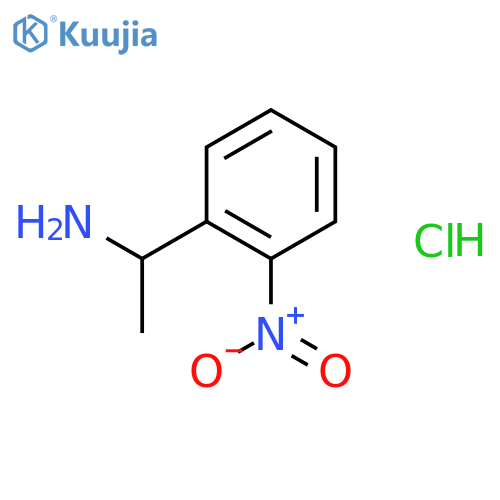 (S)-1-(2-Nitrophenyl)ethanamine hydrochloride structure