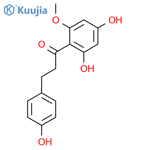 1-(2,4-Dihydroxy-6-methoxy-phenyl)-3-(4-hydroxy-phenyl)-propan-1-on structure