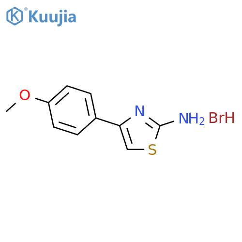 2-Thiazolamine, 4-(4-methoxyphenyl)-, monohydrobromide structure