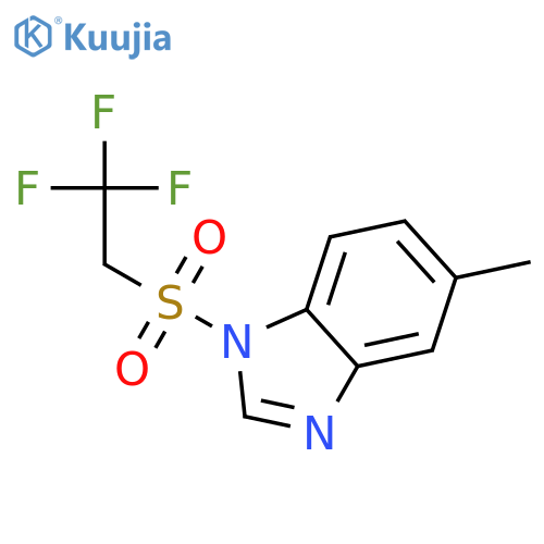 1H-Benzimidazole,5-methyl-1-[(2,2,2-trifluoroethyl)sulfonyl]- structure