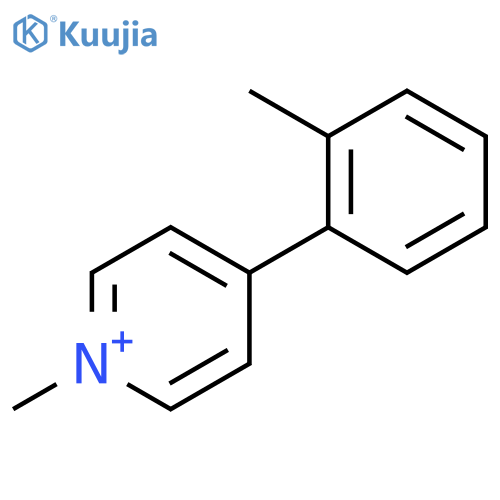 Pyridinium,1-methyl-4-(2-methylphenyl)- structure