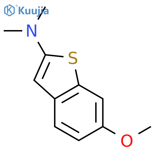 6-Methoxy-N,N-dimethylbenzo[b]thiophen-2-amine structure
