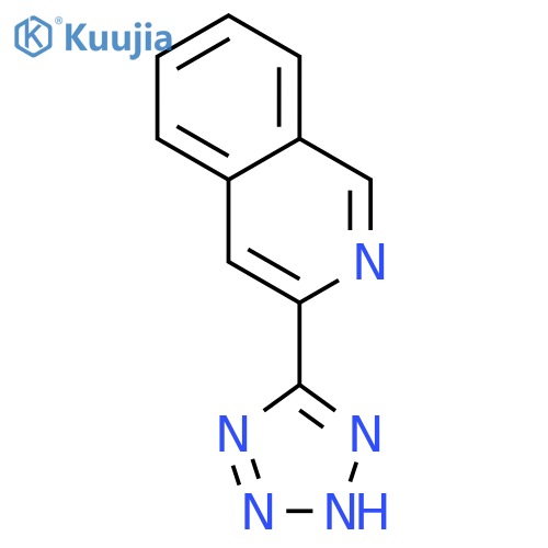 Isoquinoline,3-(2H-tetrazol-5-yl)- structure