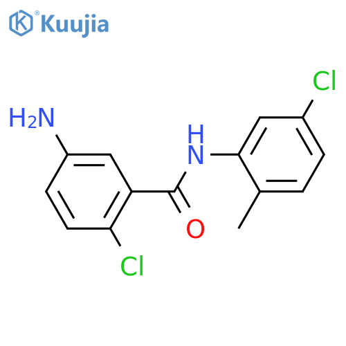 Benzamide, 5-amino-2-chloro-N-(5-chloro-2-methylphenyl)- structure