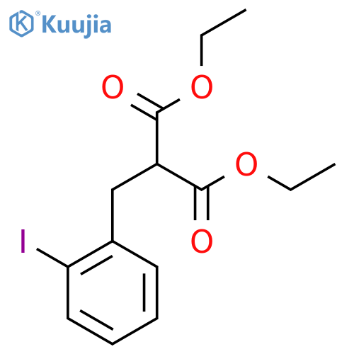 Diethyl 2-(2-iodobenzyl)malonate structure