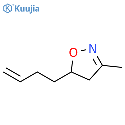 Isoxazole, 5-(3-butenyl)-4,5-dihydro-3-methyl- structure