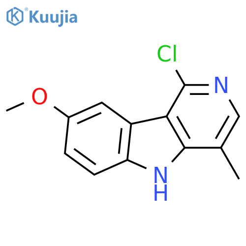 1-Chloro-8-methoxy-4-methyl-5H-pyrido[4,3-b]indole structure