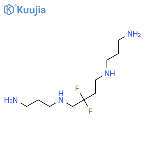 1,4-Butanediamine,N1,N4-bis(3-aminopropyl)-2,2-difluoro- structure