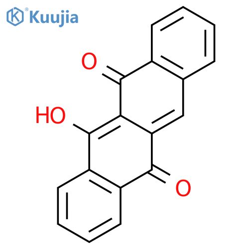 5,11-Naphthacenedione, 6-hydroxy- structure