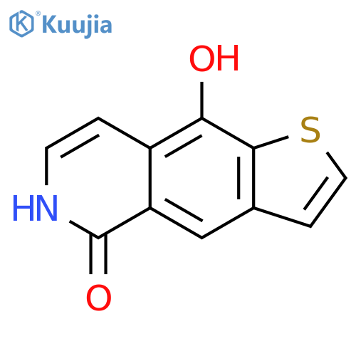Thieno[2,3-g]isoquinolin-5(6H)-one, 9-hydroxy- structure