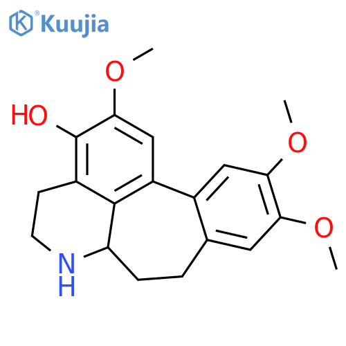 Benzo[6,7]cyclohept[1,2,3-ij]isoquinolin-3-ol, 4,5,6,6a,7,8-hexahydro-2,10,11-trimethoxy-, (±)- structure