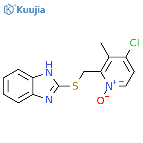 2-[(1H-1,3-benzodiazol-2-ylsulfanyl)methyl]-4-chloro-3-methyl-1lambda5-pyridin-1-one structure