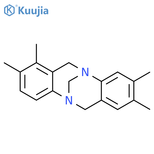 6H,12H-5,11-Methanodibenzo[b,f][1,5]diazocine, 1,2,8,9-tetramethyl- structure