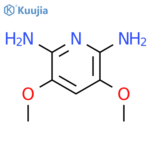 2,6-Pyridinediamine, 3,5-dimethoxy- structure